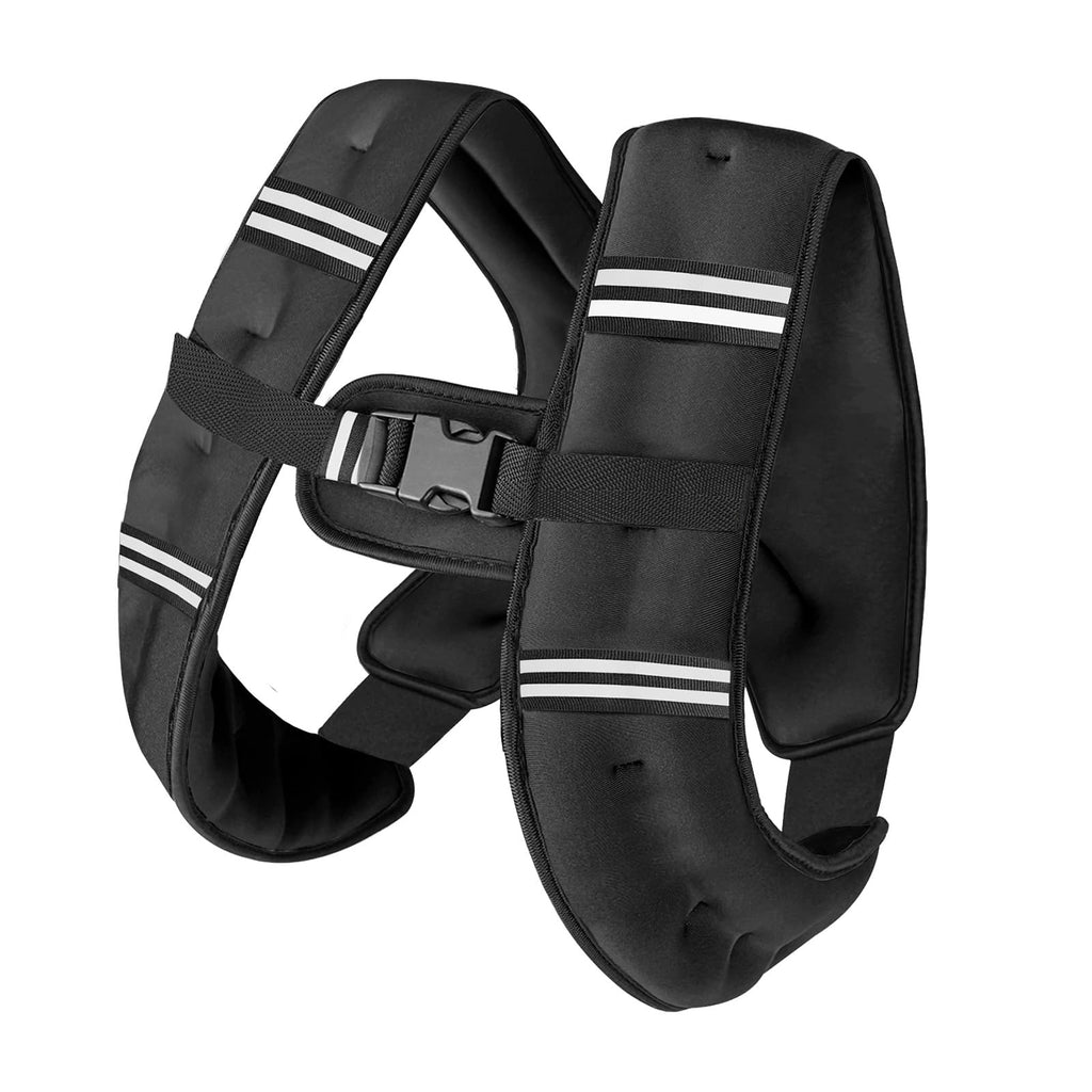 6Lb Weighted Vest Men Women, 6lbs/8lbs/12lbs/16lbs/20lbs Weight Vest with Reflective Stripes for Workout, Strength Training, Running, Fitness, Hiking, Weight